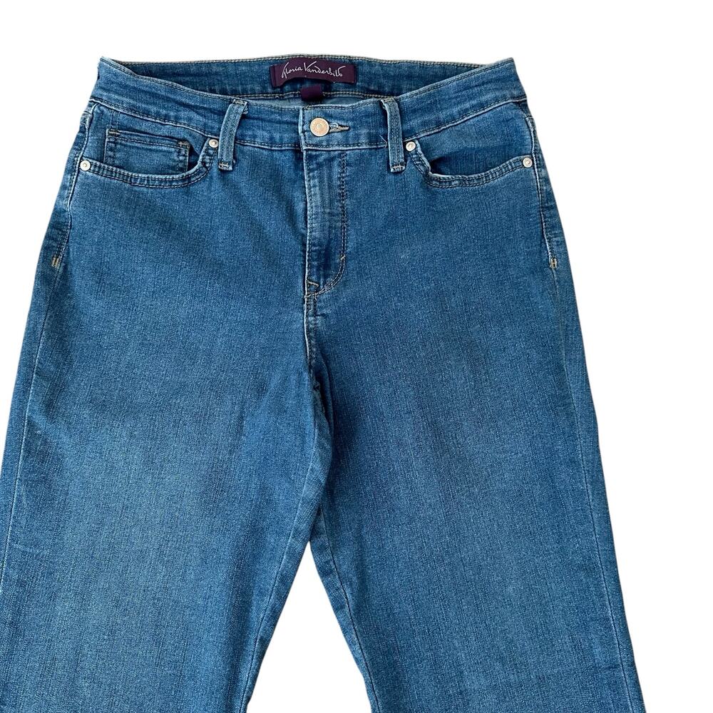 Gloria Vanderbilt Women’s 5 Pocket Design Blue Capri Jeans Size 10 - Picture 2 of 8